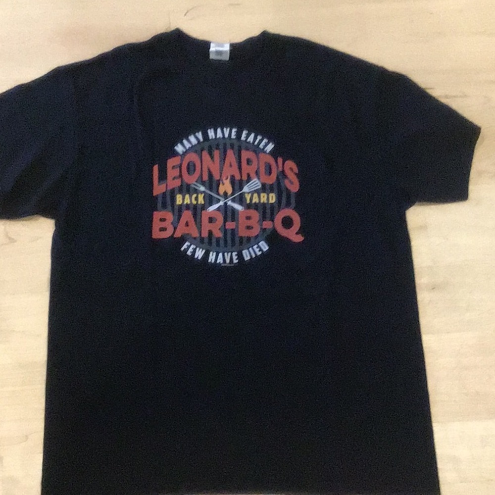 Leonard’s BBQ shirt